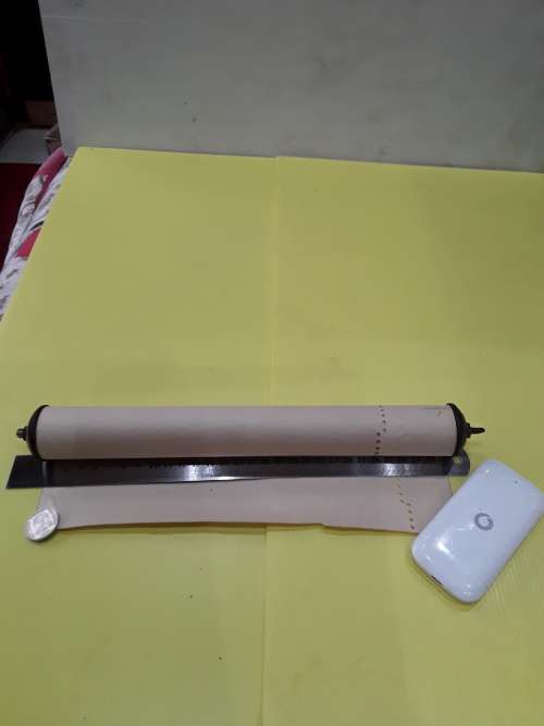 ROLL OF VINTAGE MUSICAL BLANK SHEET