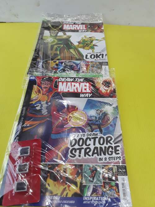 DRAW THE MARVEL WAY(10 CHARACTERS-40 PIECES)ONE BID TAKES ALL