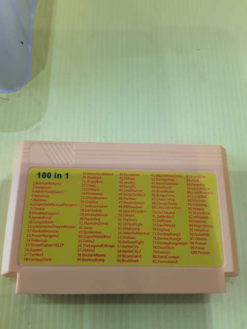 VINTAGE TV GAME(INCL.100 IN ONE GAME CARTRIDGE)