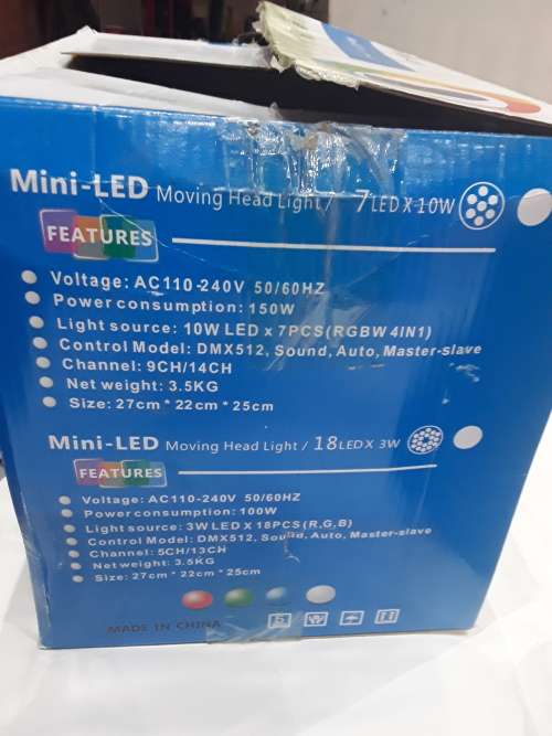 NEW CLASSIC MOVING HEADLIGHTS(7 LEDX 10W)