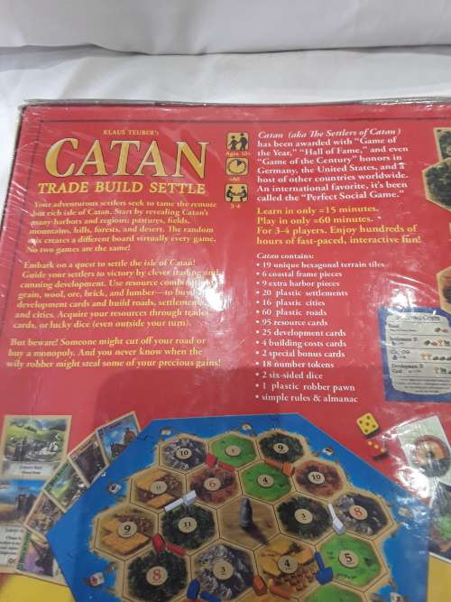 CATAN TRADE BUILD SETTLE GAME(KLAUS TEUBERS)SEALED