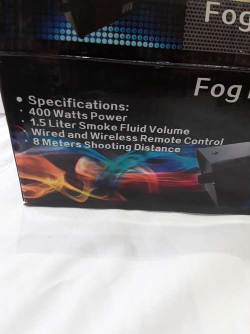 REMOTE CONTROLLED 400 WATTS FOG MACHINE
