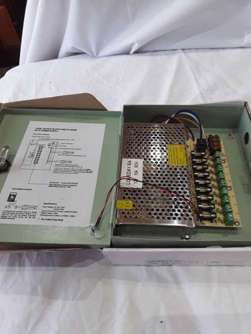 12VDC,9 OUTPUT SWITCH MODE CCTV POWER SUPPLY