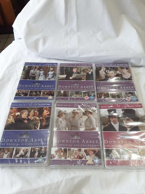 6 X ORIGINAL DOWNTOWN ABBEY DVD COLLECTION (ONE BID FOR ALL)