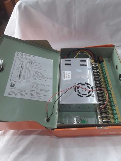 12 VDC,18 OUTPUT SWITCH MODE CCTV POWER SUPPLY