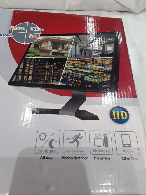 4 CHANNELS CCTV RECORDING KIT(DVR,4x 1200 TVL CAMERAS,4 CABLES,ETC)PHONE VIEWING & INTERNET