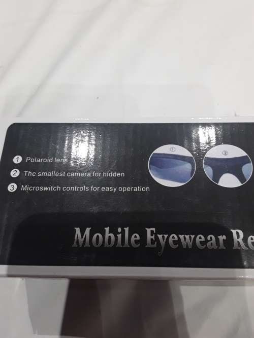 MOBILE EYEWEAR RECORDER(SPY SUNGLASSES)POLAROID LENS)