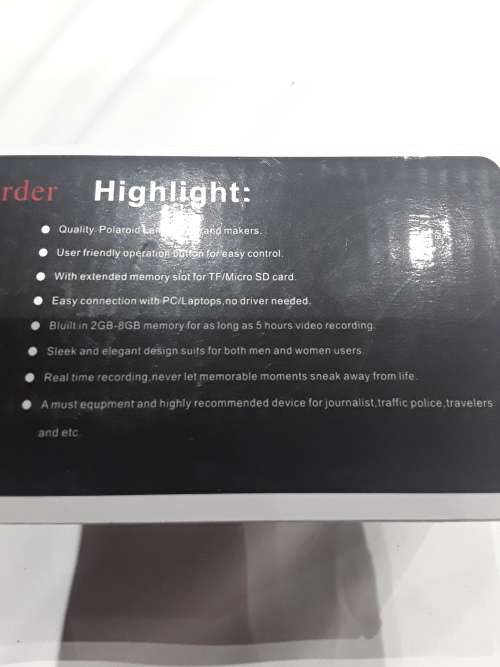 MOBILE EYEWEAR RECORDER(SPY SUNGLASSES)POLAROID LENS)