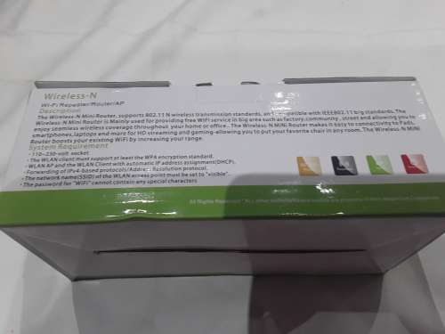 WIRELESS N ,WI-FI REPEATER/ROUTER/AP