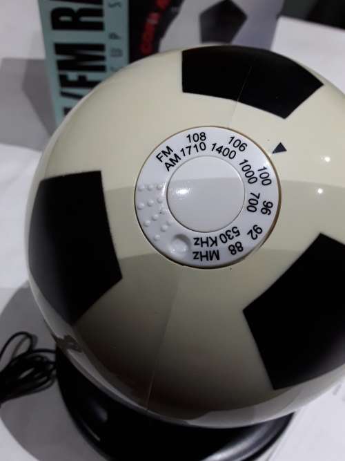 WORLD CUP SOCCER BATTERY OPERATED AM/FM RADIO(IMMEDIATE DELIVERY)