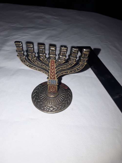 BRASS MENORAH(MINIATURE)
