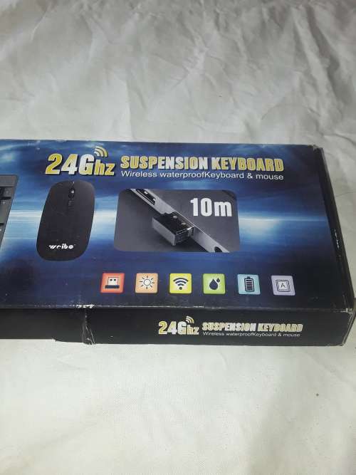 WIRELESS WATERPROOF KEYBOARD & MOUSE(24Ghz)