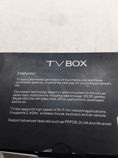 REMOTE CONTROLLED TV BOX