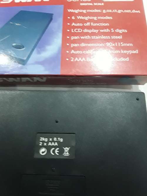 DIGITAL SCALE(LCD DISPLAY)BATTERY OPERATED
