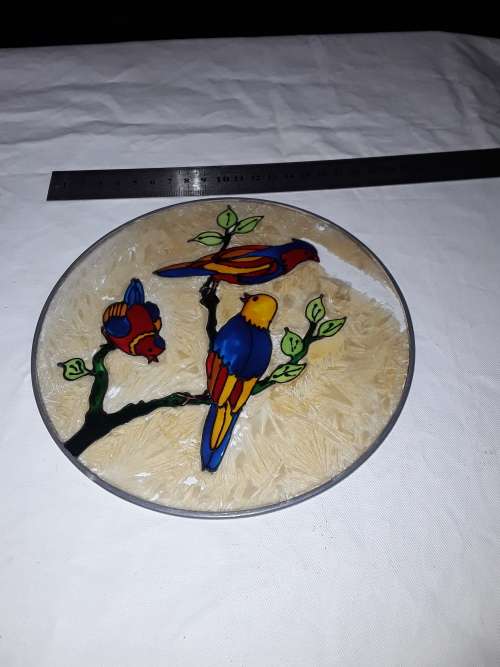 STAINED GLASS BIRDS
