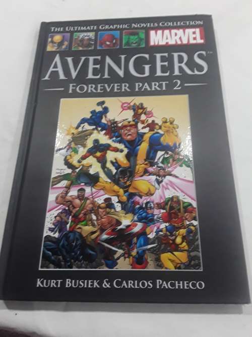 MARVEL SUPERHEROES HARDCOVER COMIC (AVENGERS FOREVER)PART 2
