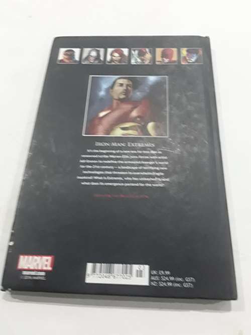 MARVEL SUPERHEROES HARDCOVER COMIC (IRON MAN)EXTREMIS