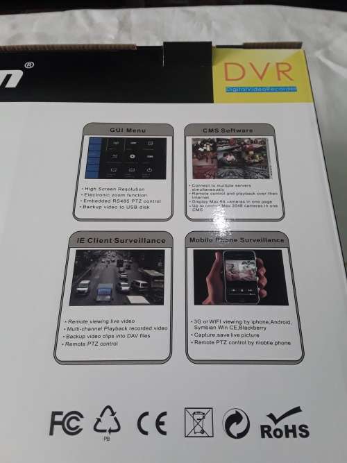 8 CHANNELS 5 IN ONE AHD INCLUDES POWER SUPPLY AND MOUSE