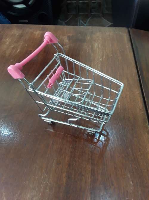 MINIATURE SHOPPERS TROLLEY