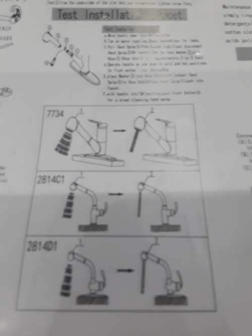 SINGLE HANDLE PULLOUT KITCHEN FAUCET