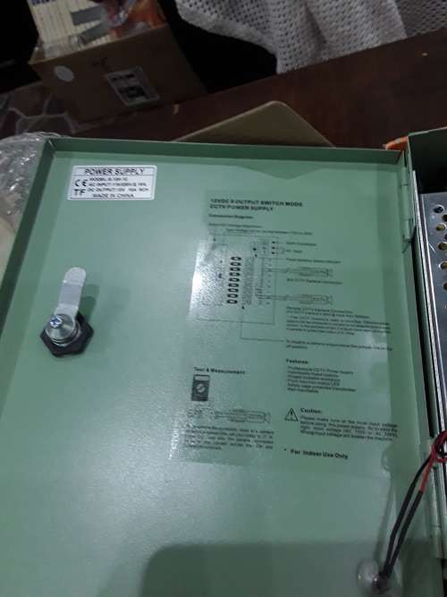 12 VDC,9 OUTPUT SWITCH MODE CCTV POWER SUPPLY