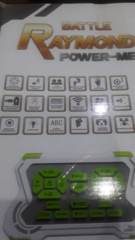 BATTLE RAYMOND POWER MEN REMOTE CONTROLLED ROBOT(SMART COP)