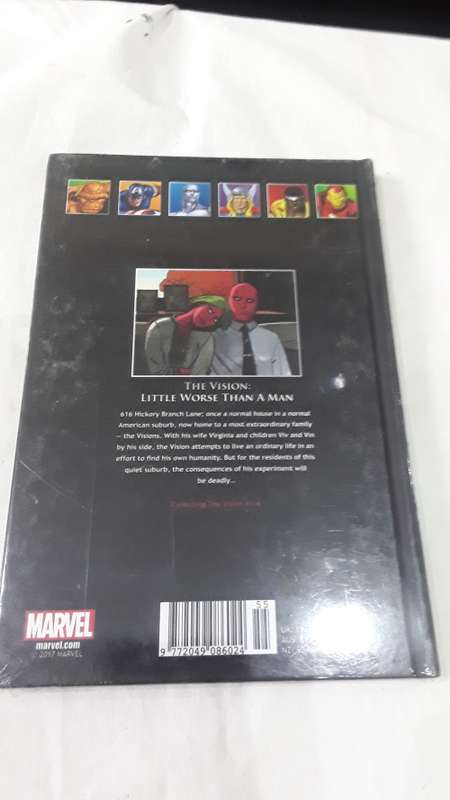MARVEL SUPERHEROES HARDCOVER COMIC (THE VISION (LITTLE WORSE THAN A MAN
