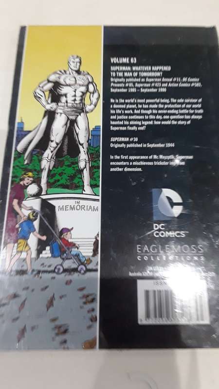 DC SUPERHEROES HARDCOVER COMIC (SUPERMAN)WHATEVER HAPPENED TO THE MAN OF TOMORROW