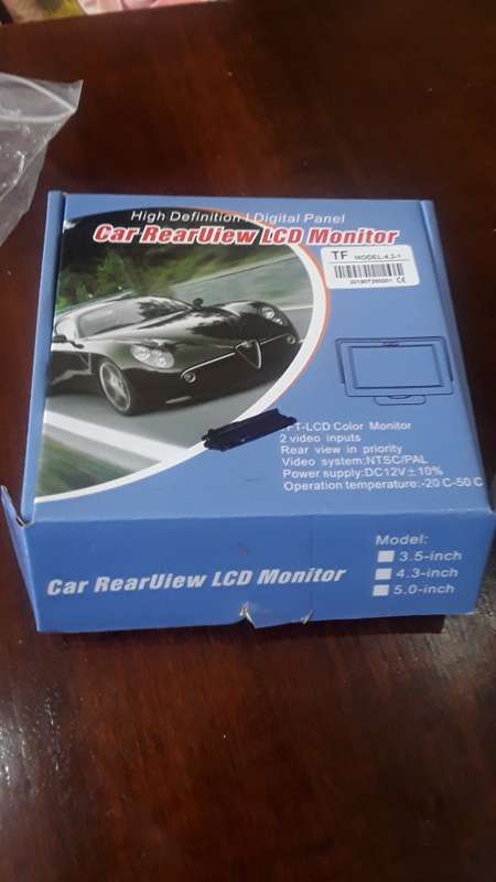 CAR REAR VIEW LCD MONITOR (DIGITAL PANEL)