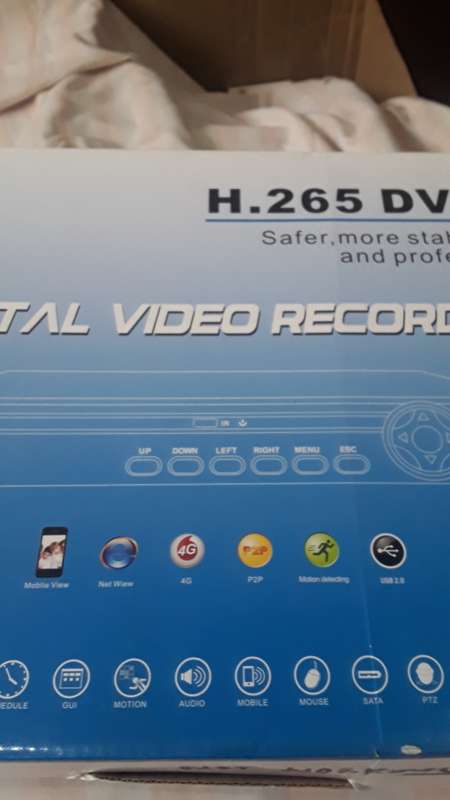 8 CHANNELS AHD DVR, INCLUDING POWER SUPPLY, REMOTE AND MOUSE