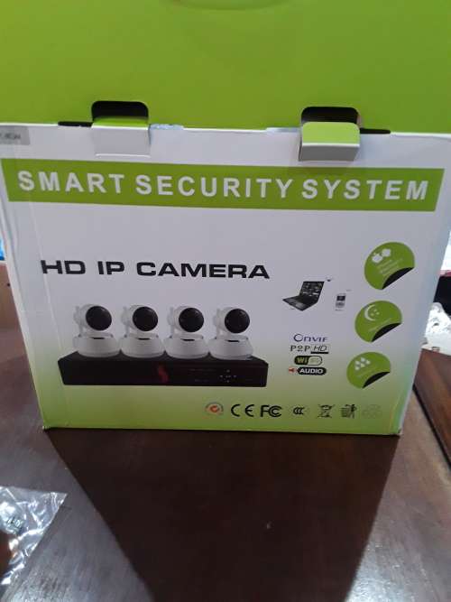 THE IPC NETWORK CAMERA AND DVR WIFI KIT(DVR,4CAMERAS,ALLCABLES AND MANUAL)COMPLETE