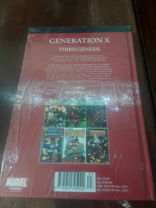 MARVEL SUPERHERO`S HARDCOVER COMIC(GENERATION X)