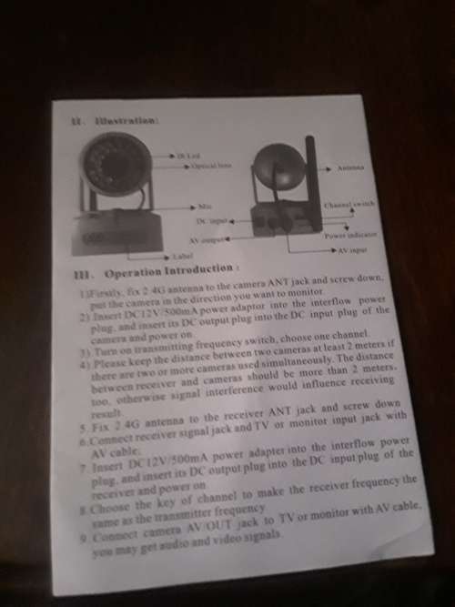 WIRELESS CAMERA