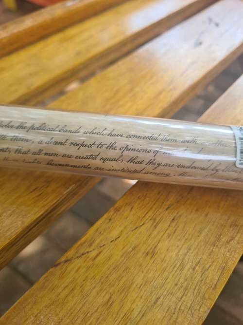 DECLARATION OF INDEPENDENCE (13TH USA)JULY 4,1776..SEALED IN CASE