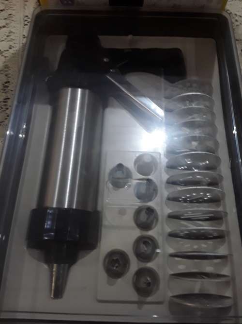 COOKIE PRESS AND ICING SET(STAINLESS STEEL)