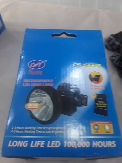 SOLAR RECHARGEABLE HEADLIGHT