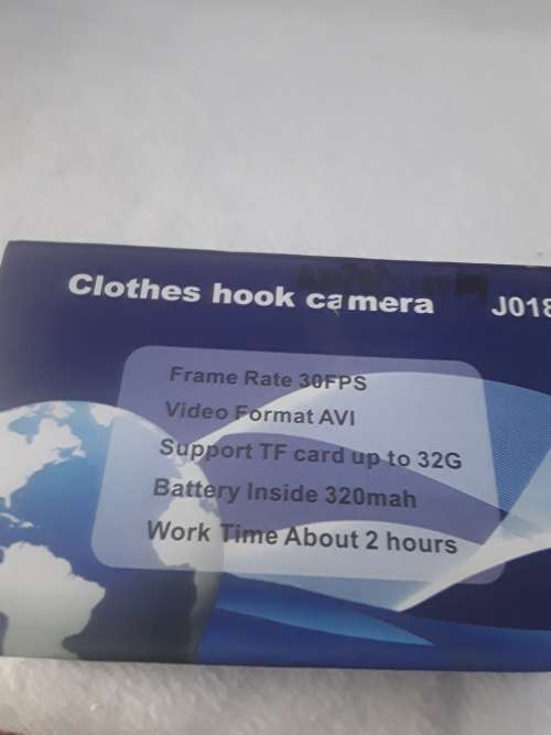 CLOTHES HOOK CAMERA (VIDEO MOTION DETECTOR)
