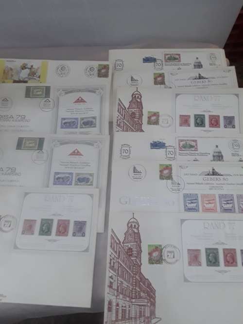 JOBLOT OVER 50 SA FDC COVERS