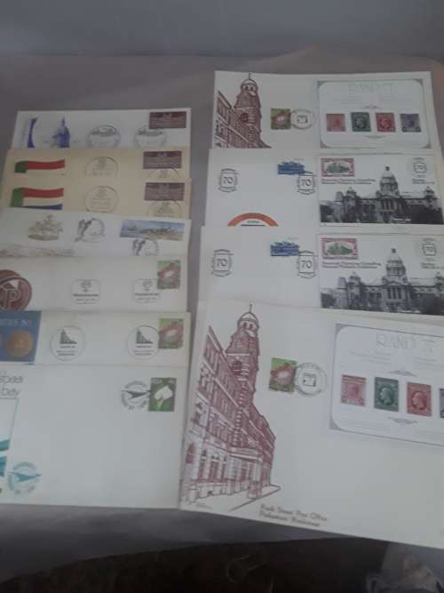 JOBLOT OVER 50 SA FDC COVERS