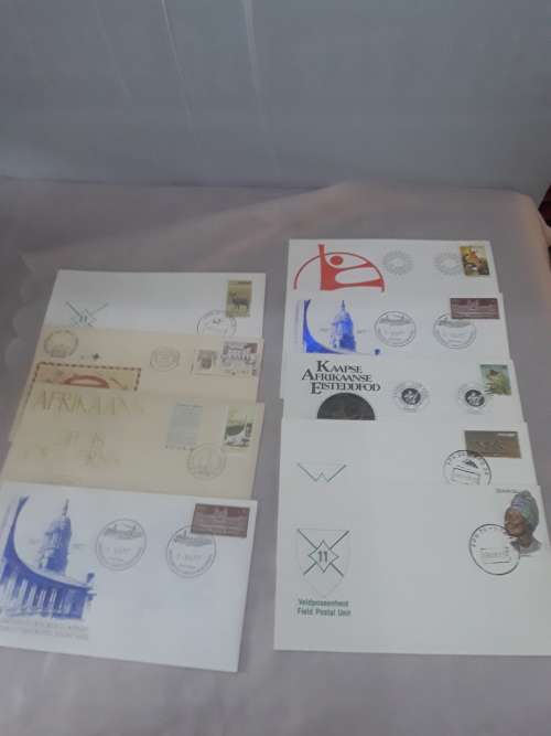 JOBLOT OVER 50 SA FDC COVERS