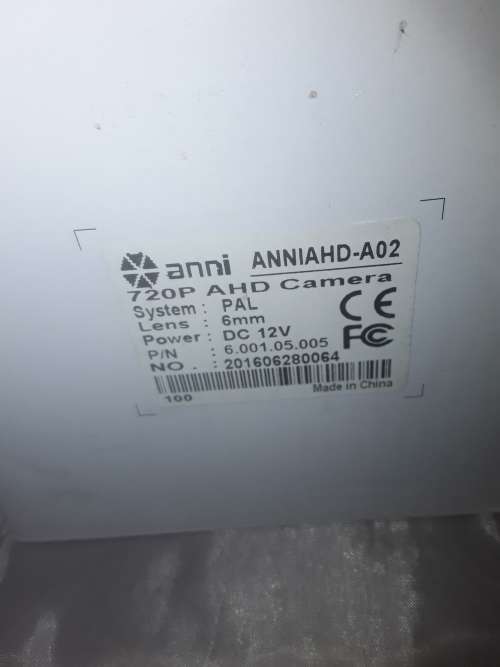 SET OF 2 (720P AHD COLOR CAMERAS)