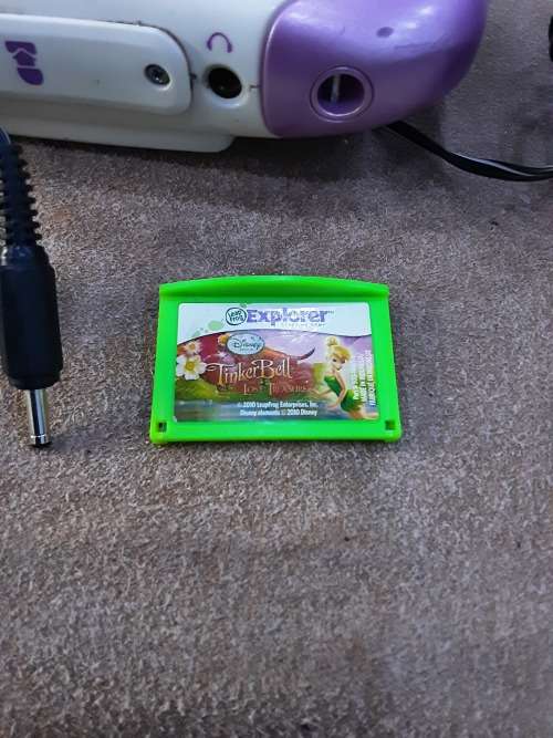 LEAPSTER EXPLORER HANDHELD GAME SYSTEM INCL 1 GAME DISC