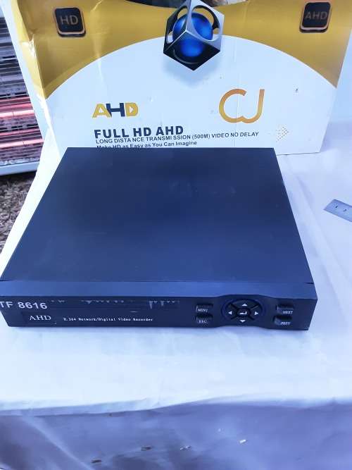 16 CHANNELS AHD DVR INCL.POWER SUPPLY, REMOTE AND MOUSE