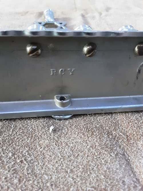 VINTAGE MENORAH WITH LIONS CROWN-SEE MARKINGS
