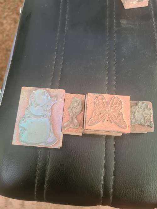 26 PIECE ALL SORTS VINTAGE WOODEN STAMPS
