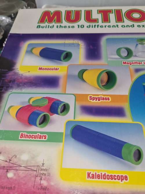 MULTIOPTICS(10 DIFFERENT  OPTICAL INSTRUMENTS TO ASSEMBLE)UNUSED