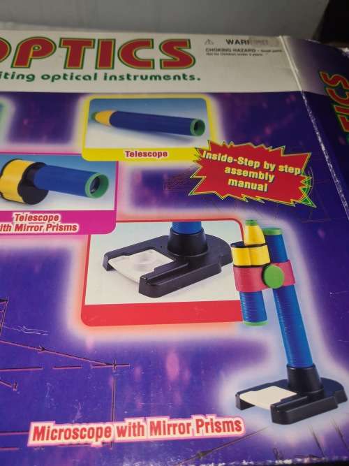 MULTIOPTICS(10 DIFFERENT  OPTICAL INSTRUMENTS TO ASSEMBLE)UNUSED