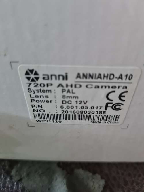SET OF 2 AHD CAMERAS(8MM)UNUSED