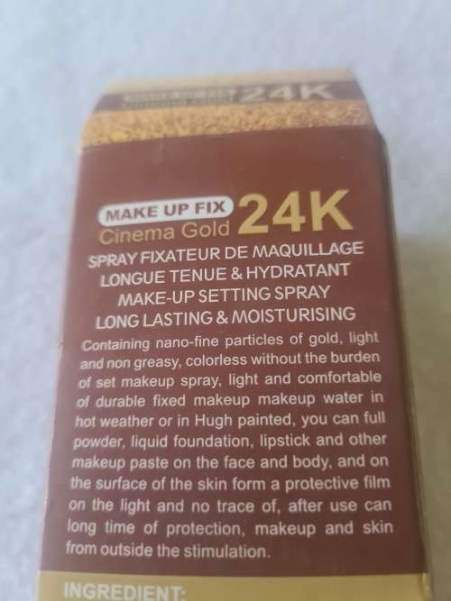 24 K CINEMA GOLD MAKEUP FIC(80ML)MADE IN PRC