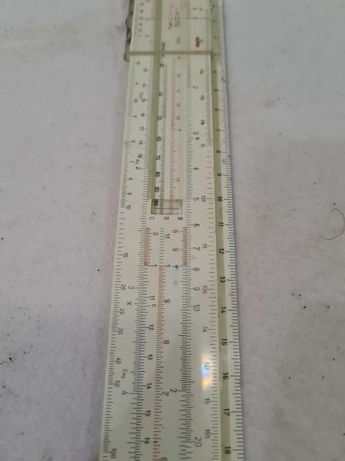 VINTAGE SLIDE RULER IN ORIGINAL LEATHER CASE(DENNERT & PAPE HAMBURG)